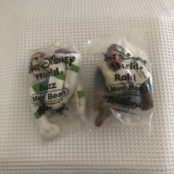 NEW Walt Disney World Kellogg’s Mini Bean Buzz Lightyear and Rafiki - Picture 1 of 5